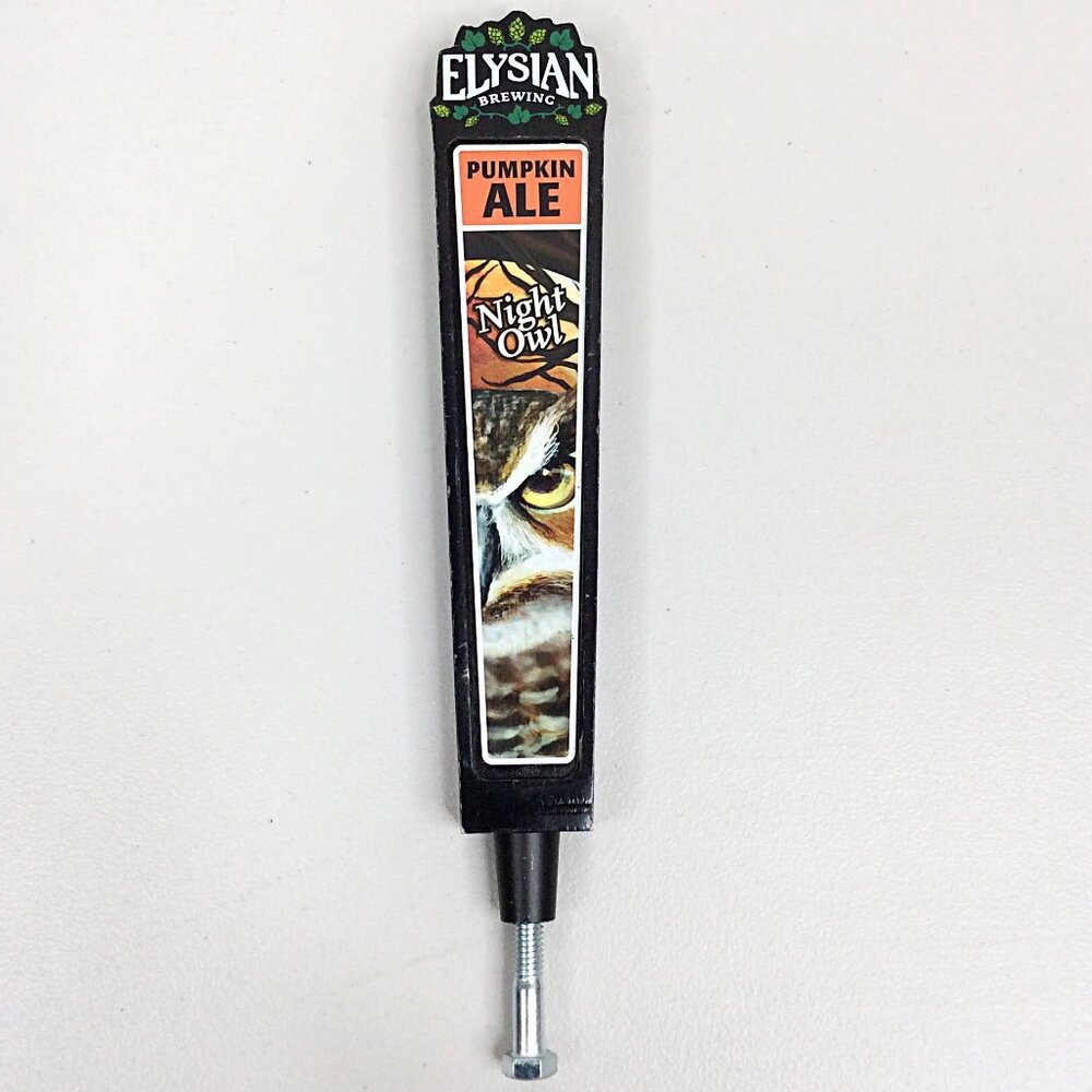 Elysian Brewing‎ Beer Tap Handle Night Owl Pumpkin Ale The Immortal IPA 11" Tall - Picture 7 of 12